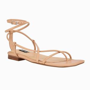 Nine West Mandie Strappy Platte Sandalen Bruin Nederland | MCB-124097